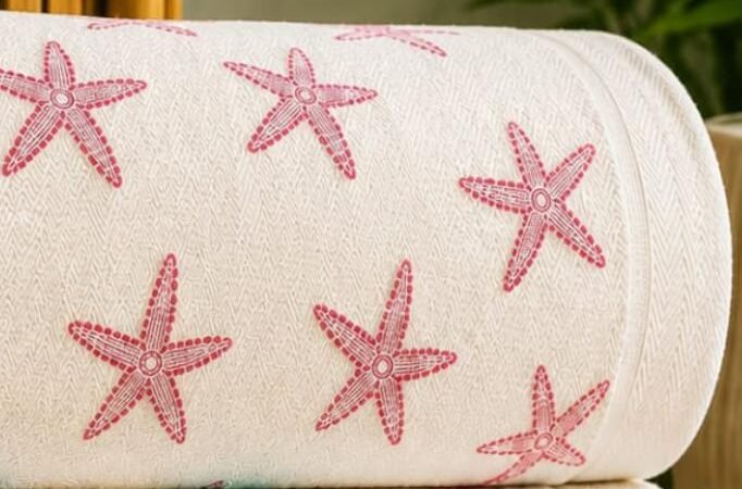 Printed Bamboo Bath Towels